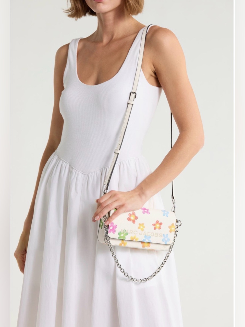 Floral Leather Mini Crossbody Bag NWOT